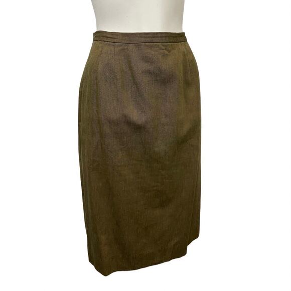 1960s Brown Belted Sleeveless Blouse Mod Dress Set / Women’s Medium * - Picture 5 of 6